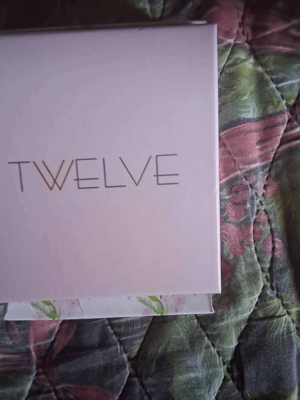 Twelve by Twelve Pink Box with Gold Logo